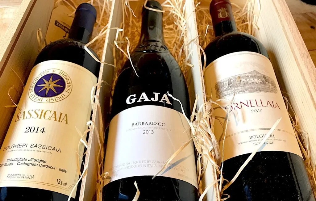 Wijncadeau luxe wijnen casa del vino Amsterdam